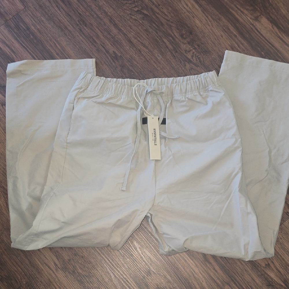 Essentials Women's Khaki Wide Leg Trouser